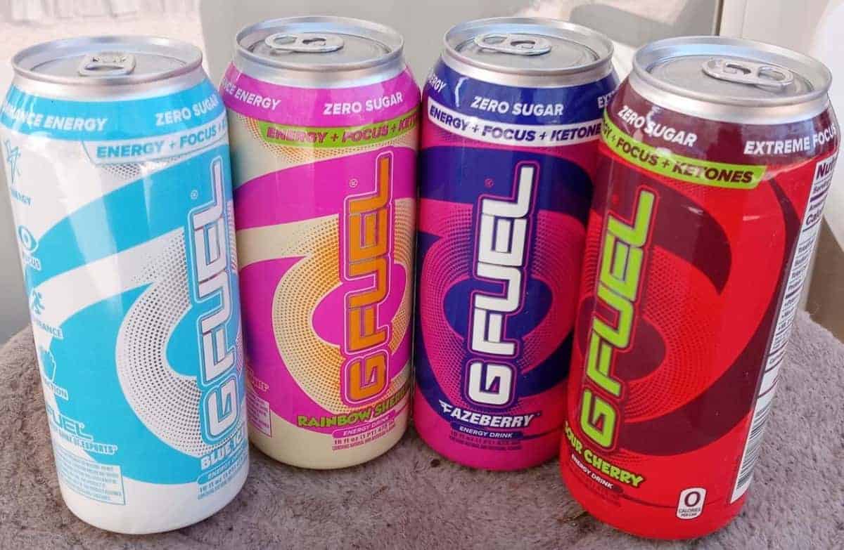 Different flavors of G Fuel
