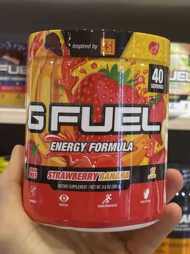 For how long does G fuel keep you energized? (Explore)