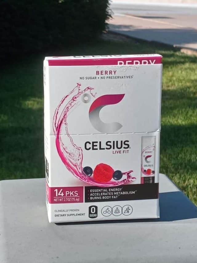 Nutritional information about Celsius On-The-Go