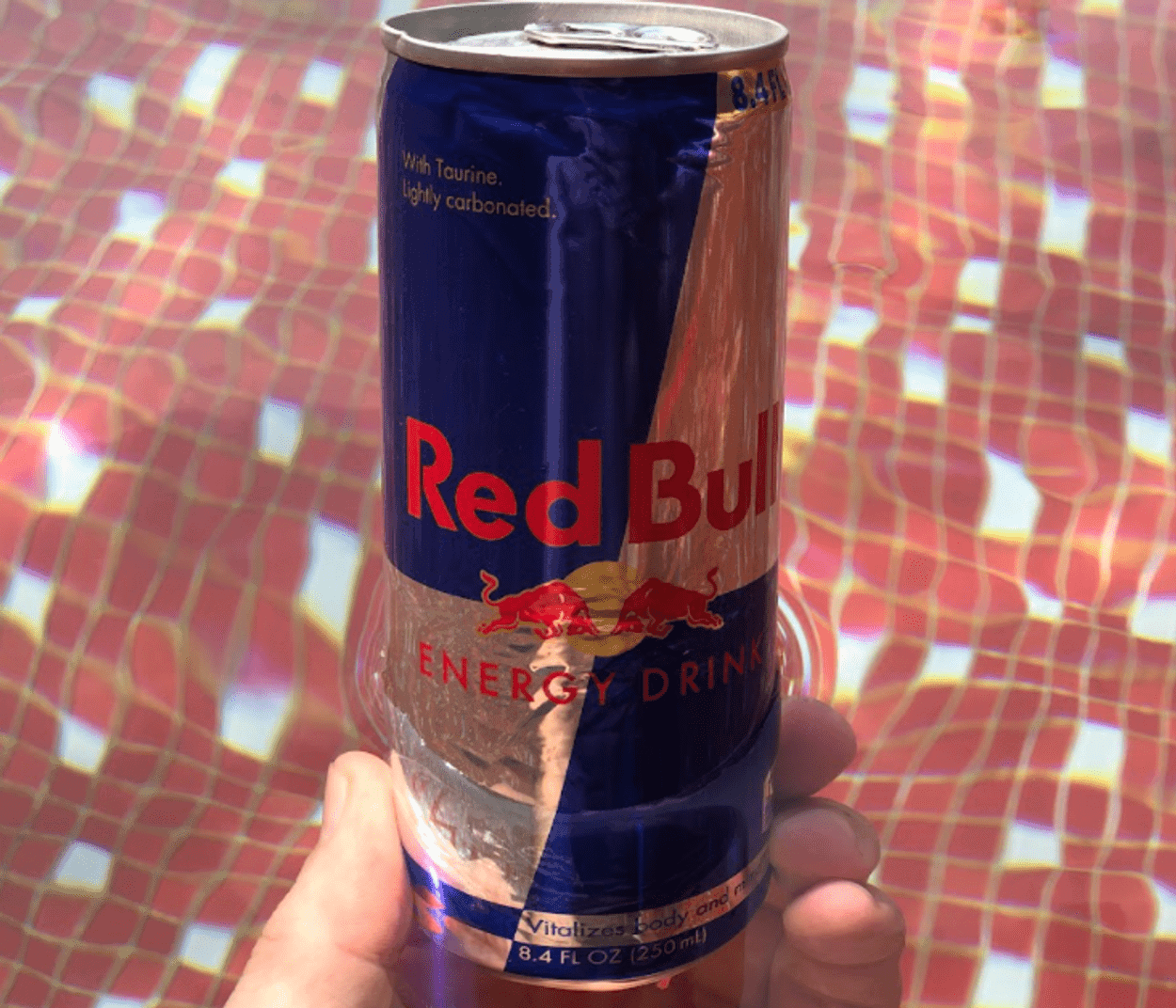 Red Bull is a decent energy drink and it combines two natural ingredients, Taurine and Glucuronolactone.