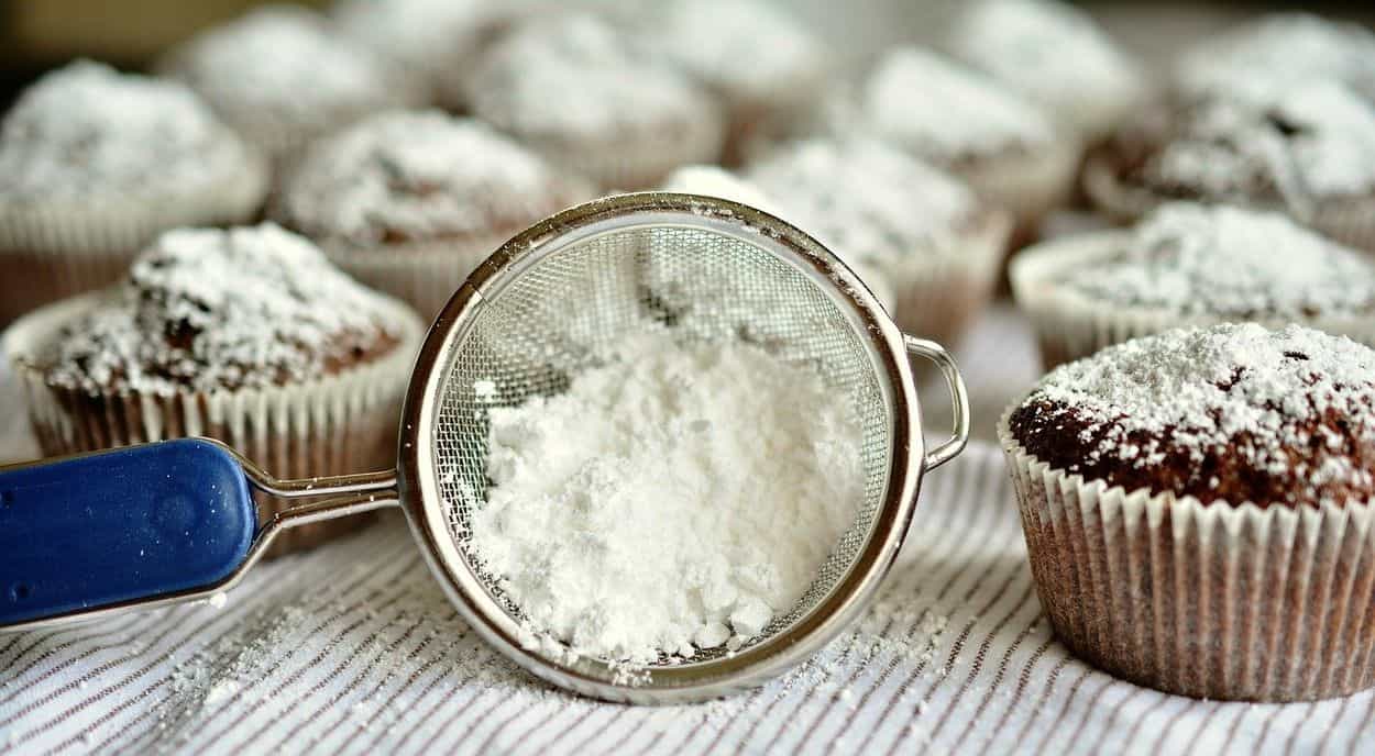 Powdered sugar.
