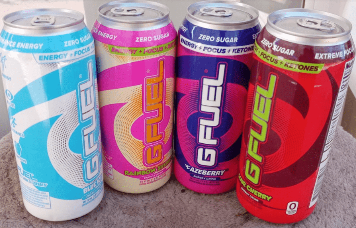 G Fuel cans.