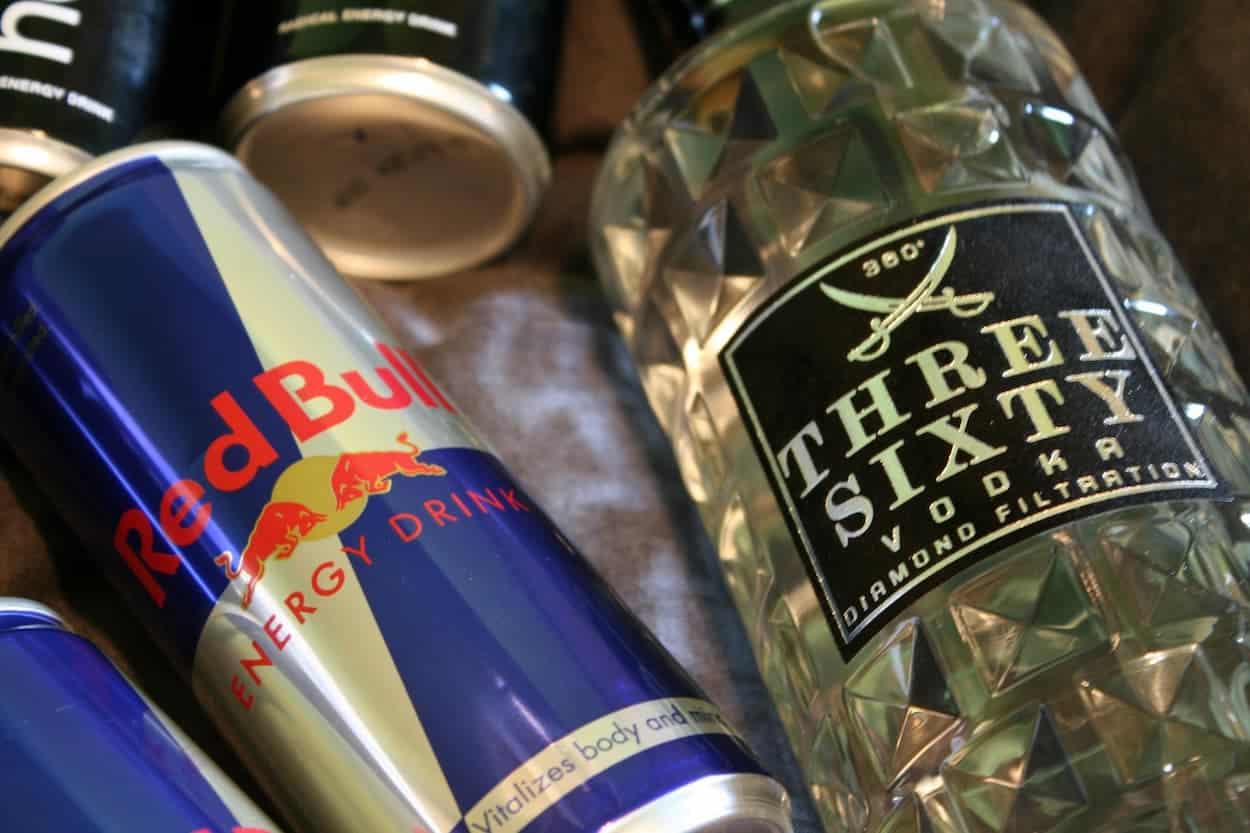 Energy drinks are popular alcohol mixers