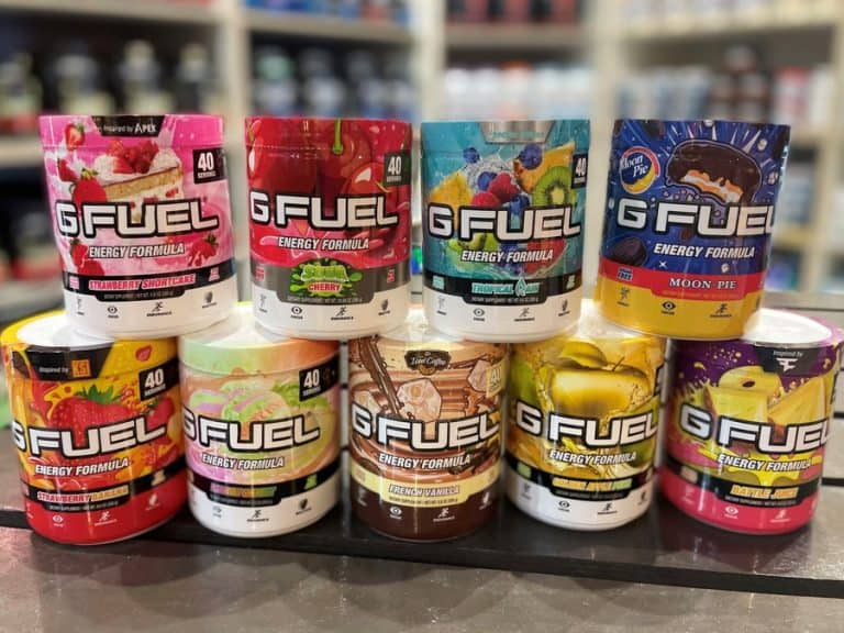 Flavors of G Fuel energy powder
